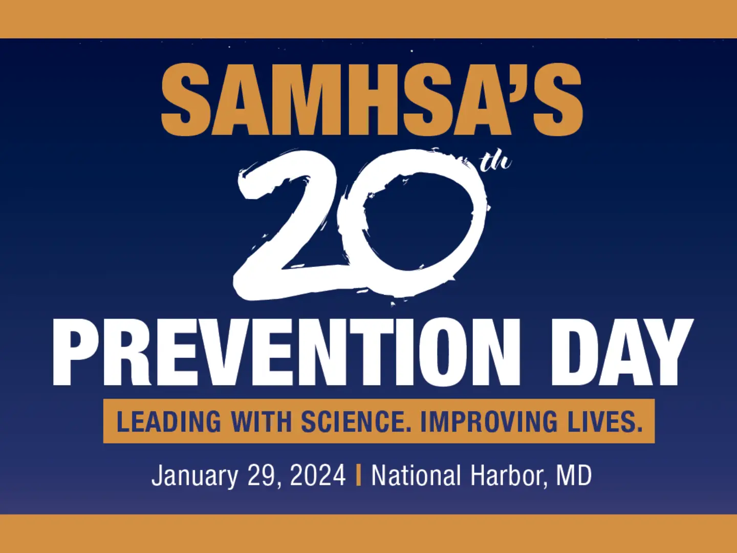 SAMHSA's 20th Prevention Day RTI